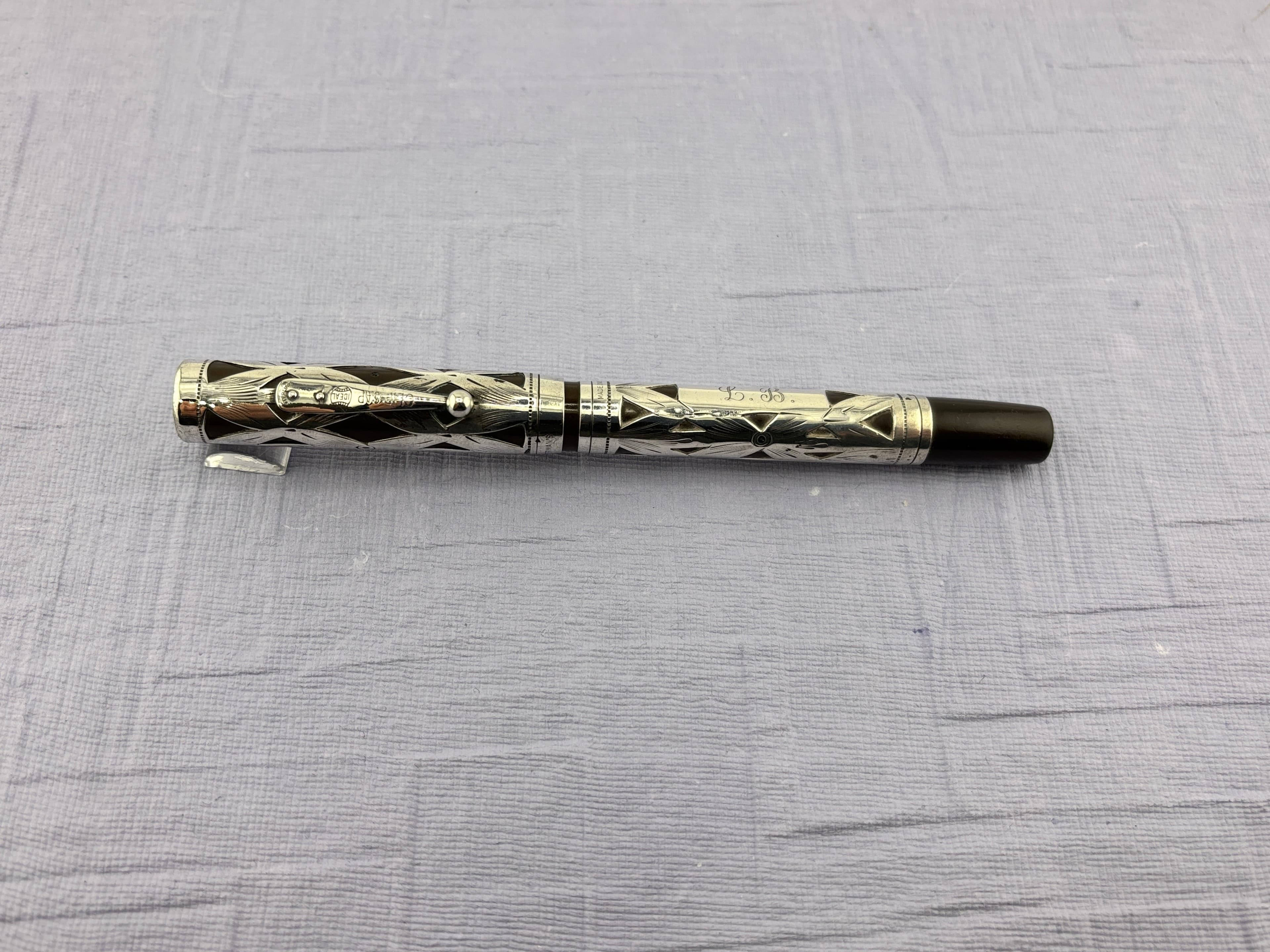 Waterman 452 Sterling Silver Overlays Fountain Pen