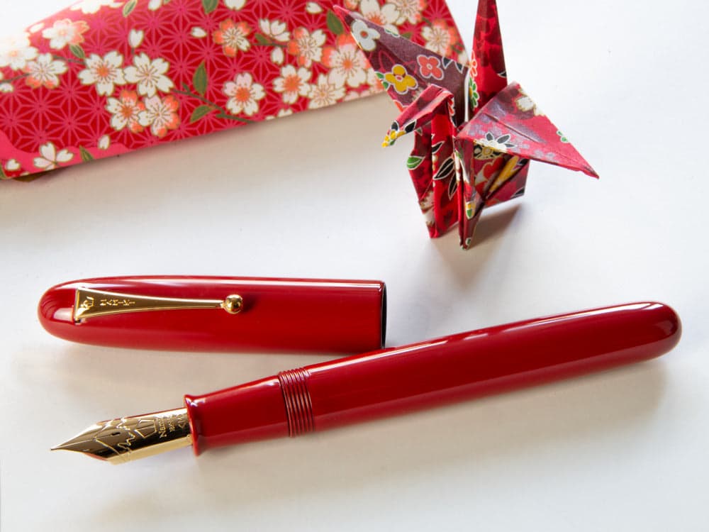 Namiki Emperor Urushi Lacquer Vermilion No.50 Fountain Pen