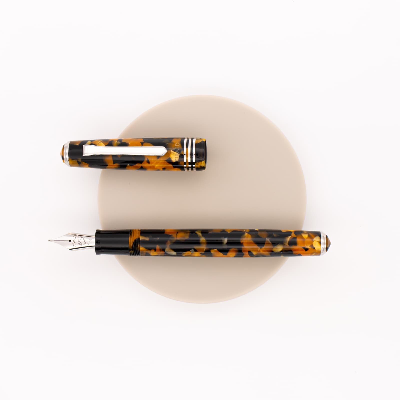 Tibaldi Modello 60 Fountain Pen Amber Yellow