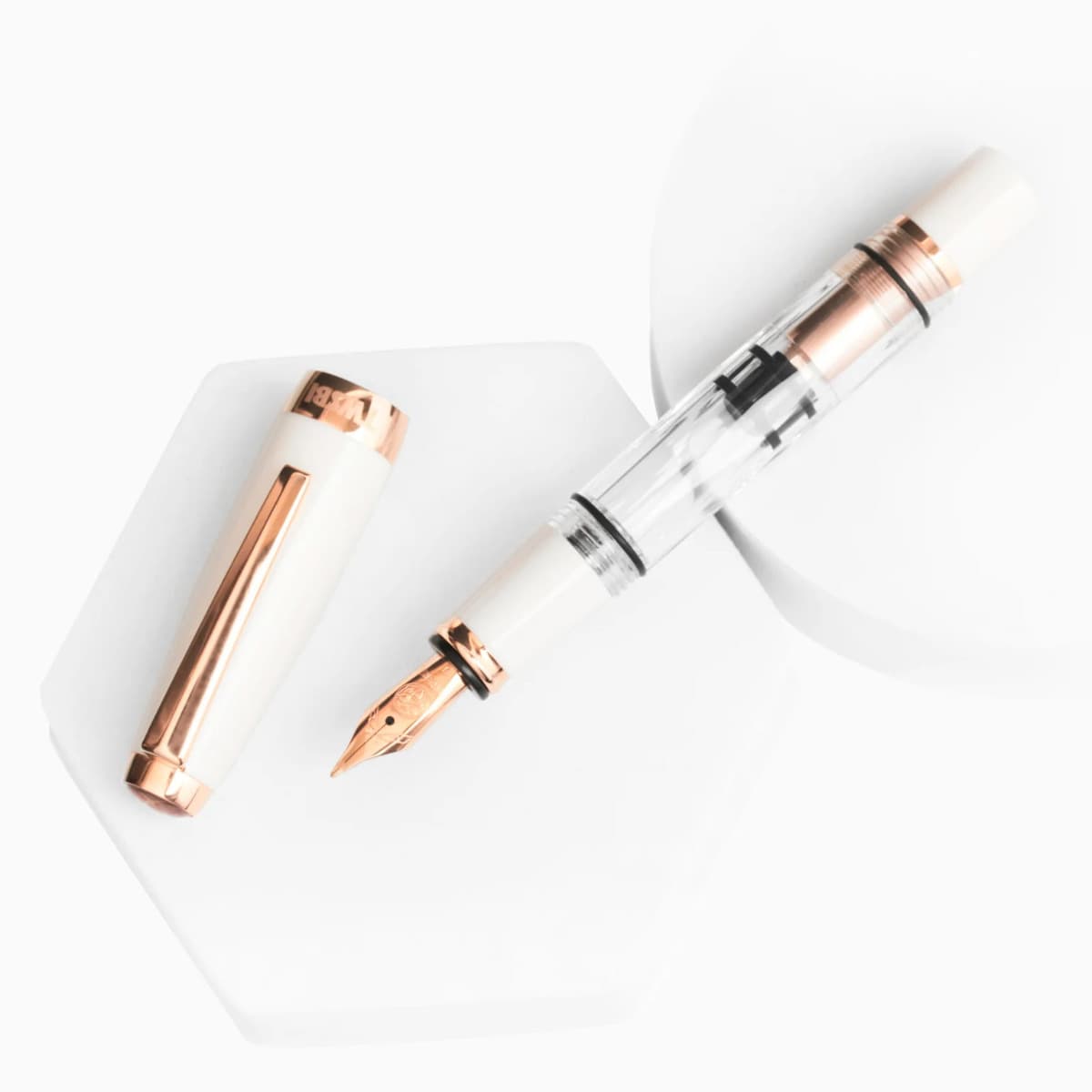 TWSBI Diamond Mini Rose Gold II White Fountain Pen