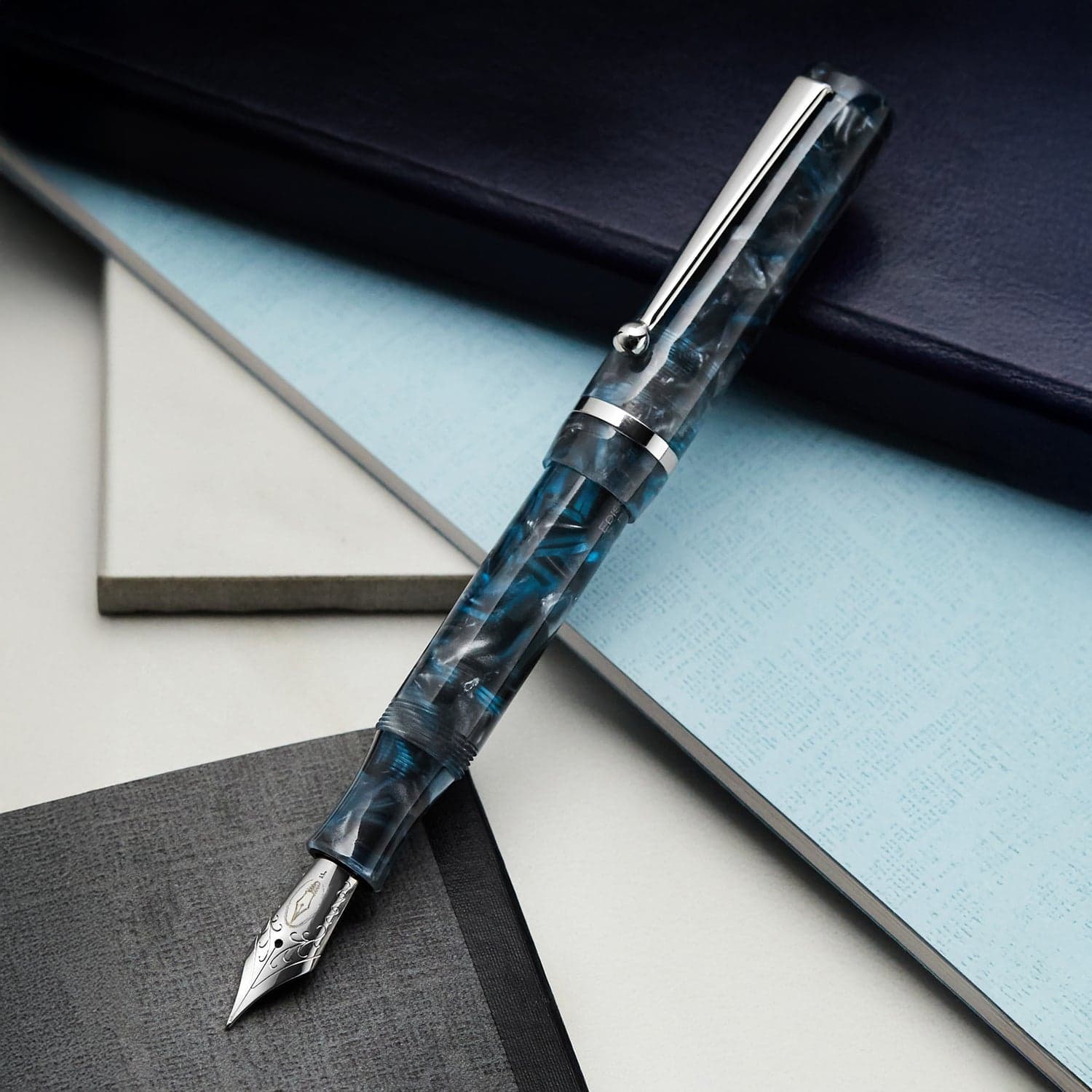Edison Beaumont Fountain Pen - Moonbreaker