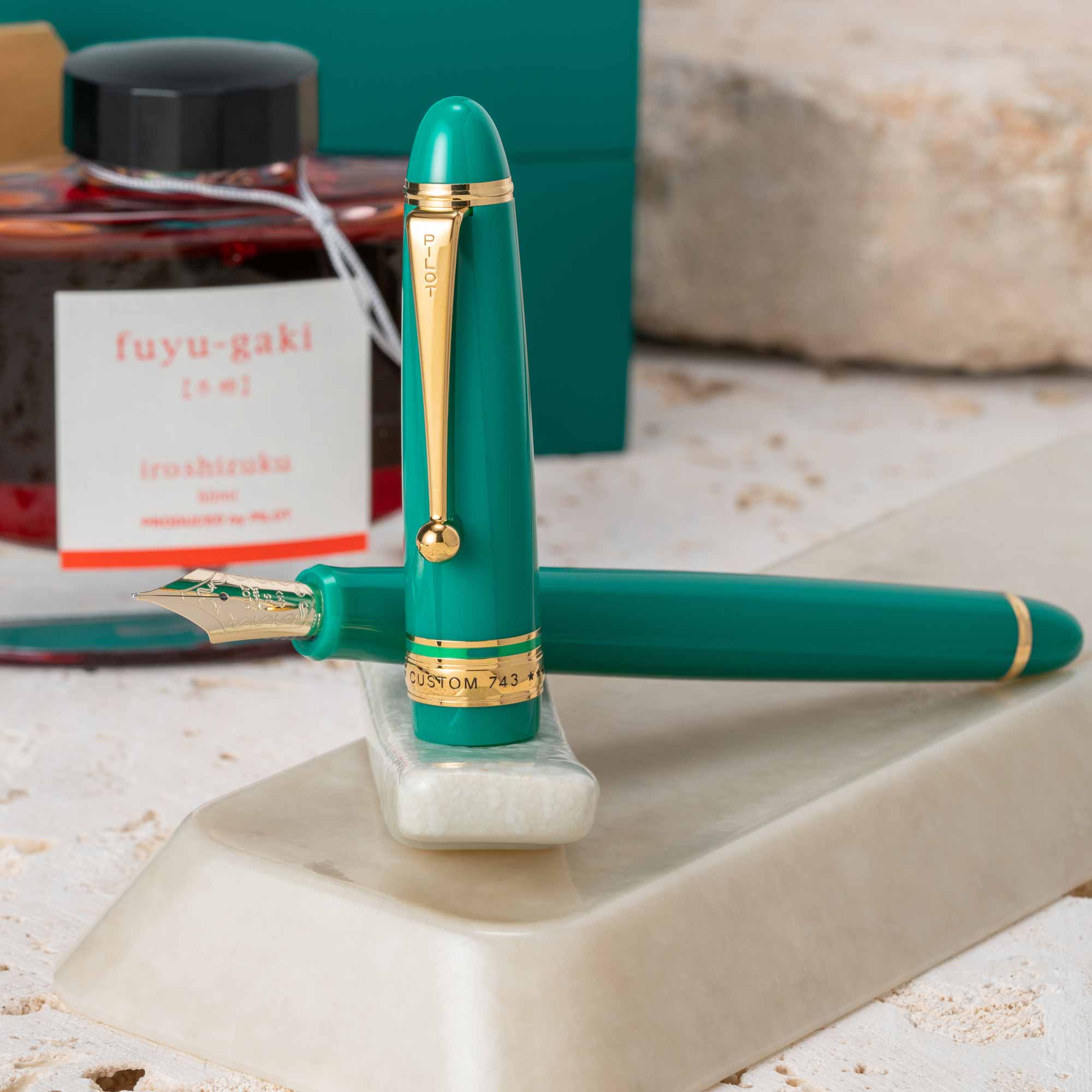 Pilot Custom 743 Fountain Pen – Verdigris Green