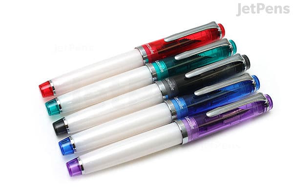 Sailor Lecoule Fountain Pen - Medium Fine Nib - Green Body