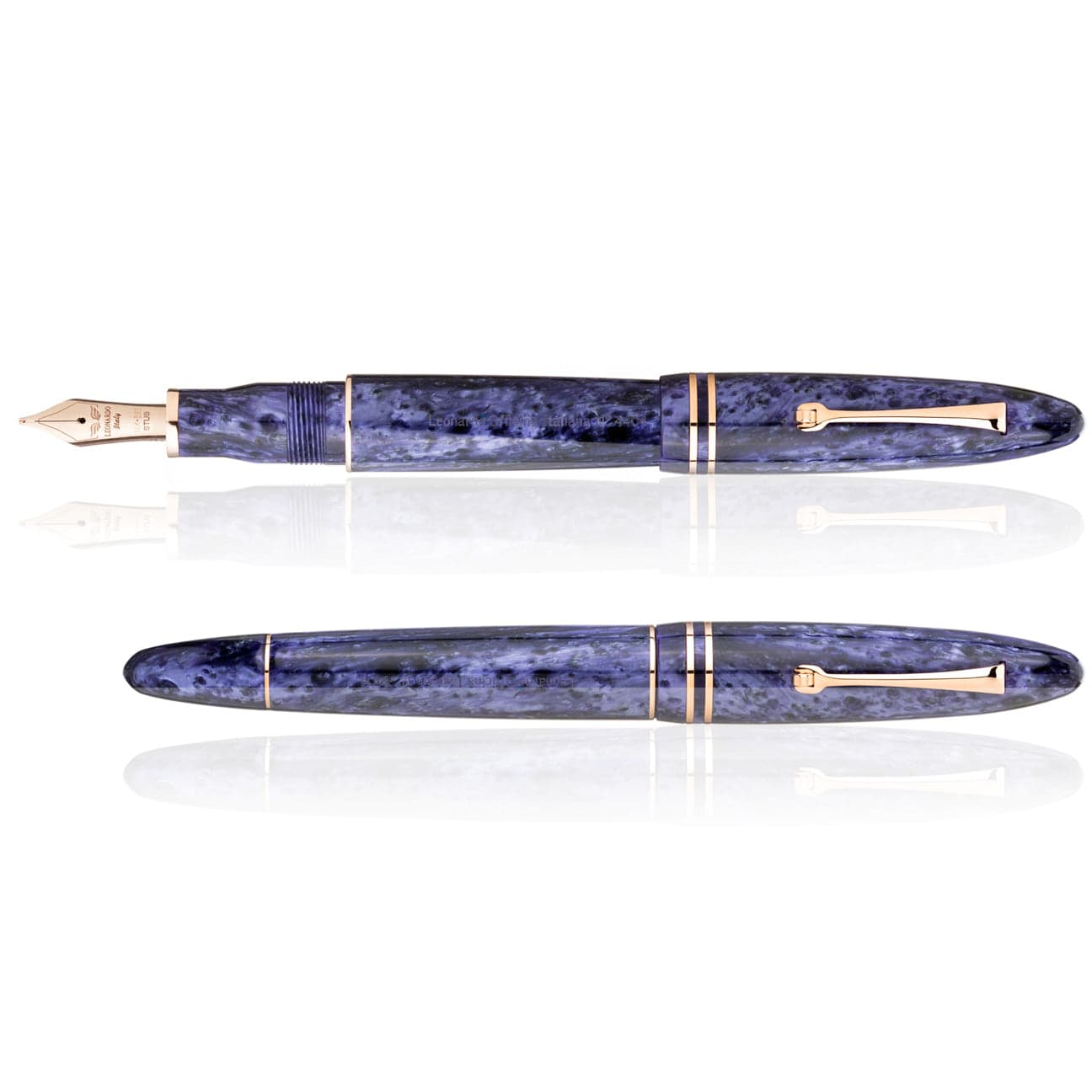 Leonardo Furore grande Purple/Rose gold