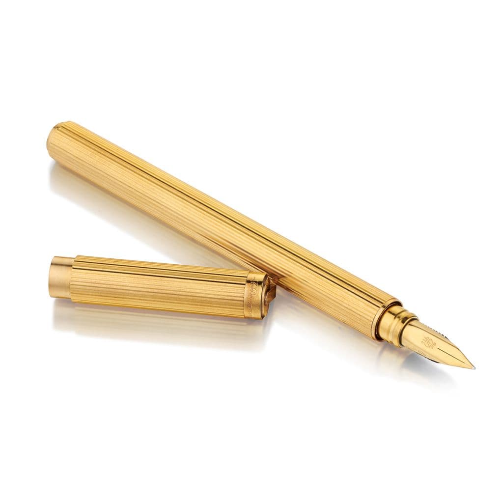 ST Dupont Classique Pinstripe Fountain Pen