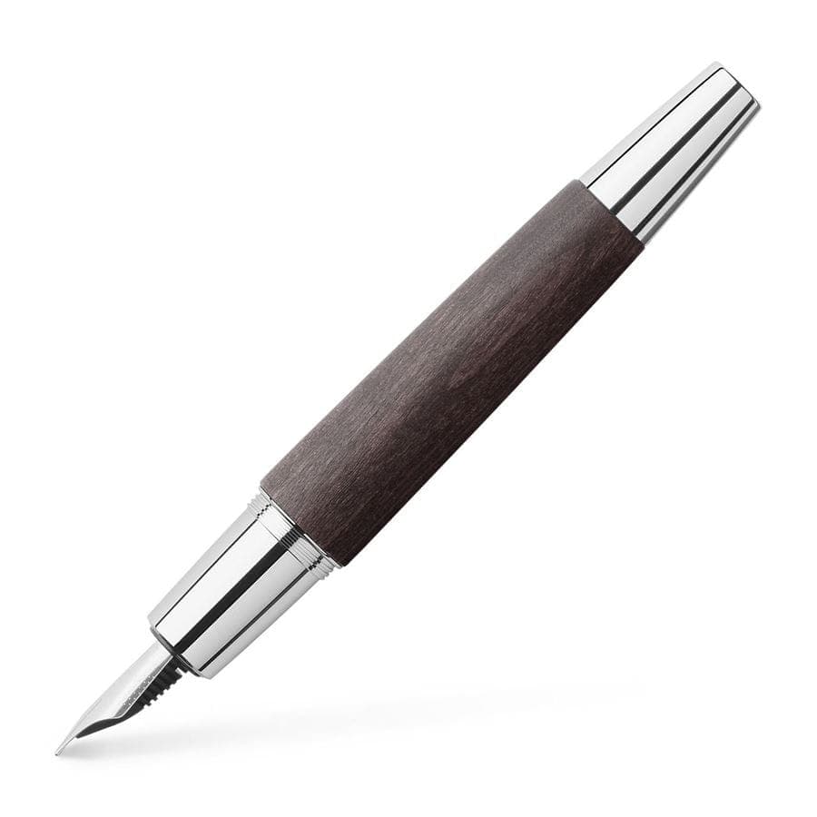 Faber-Castell e-motion wood fountain pen EF black