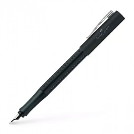 Faber-Castell Grip 2011 Fountain Pen with Medium Nib, Black
