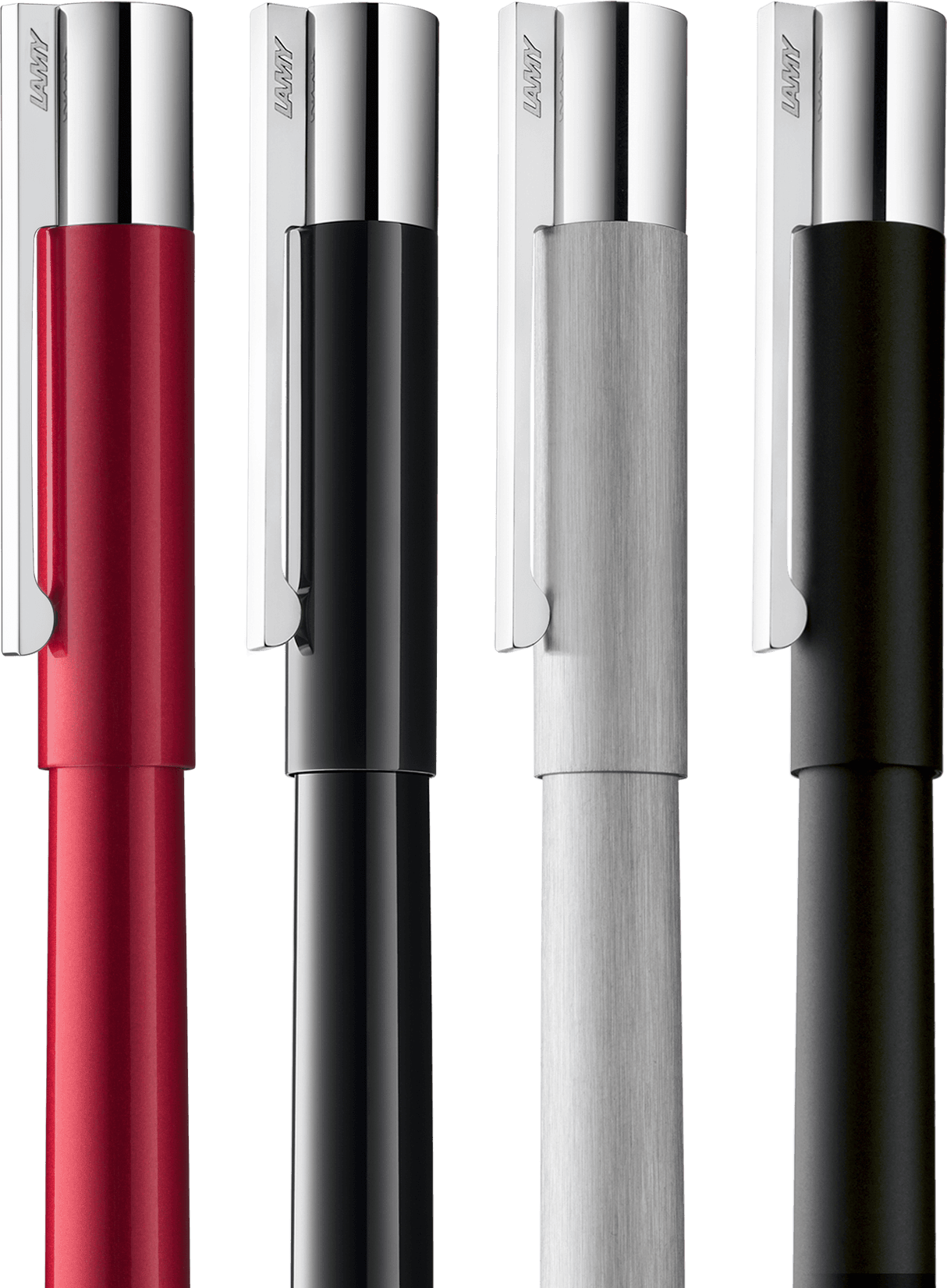 Lamy Scala Piano Red w/Chrome Trim 14kt Bicolor Nib