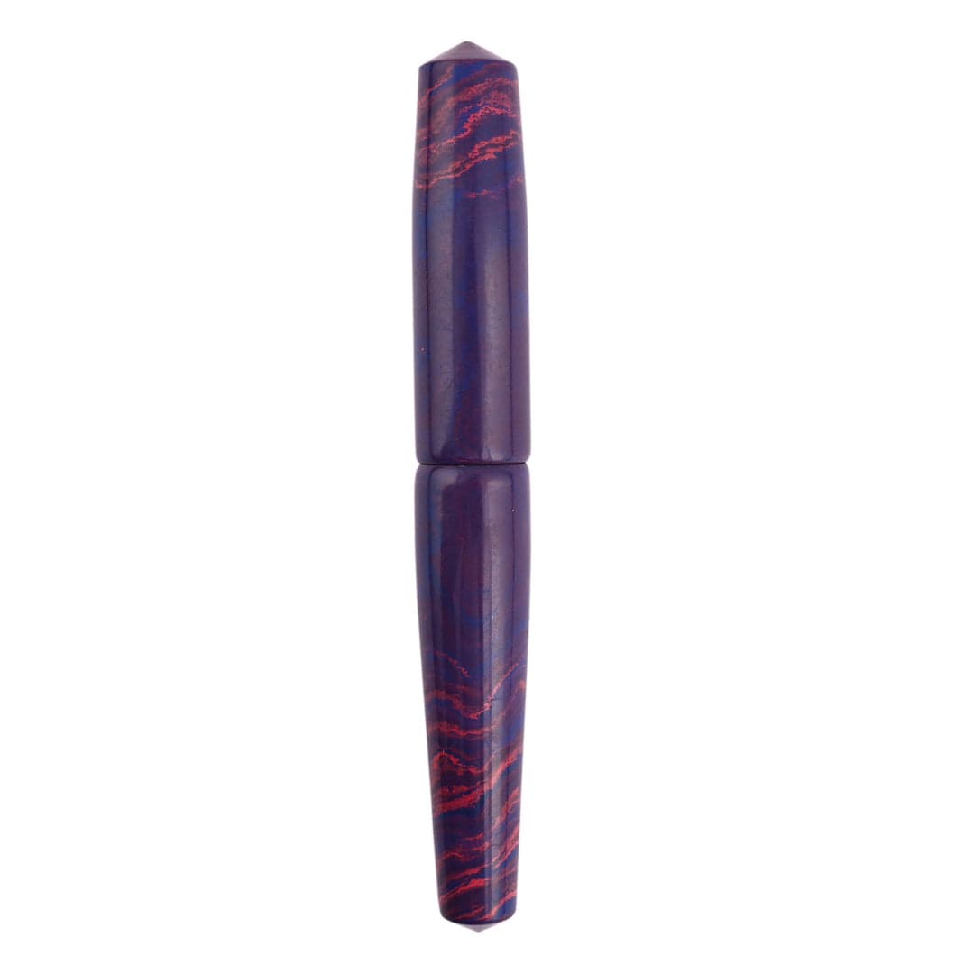 Ranga Abhimanyu Grande Premium Ebonite Fountain Pen - Blue/Pink
