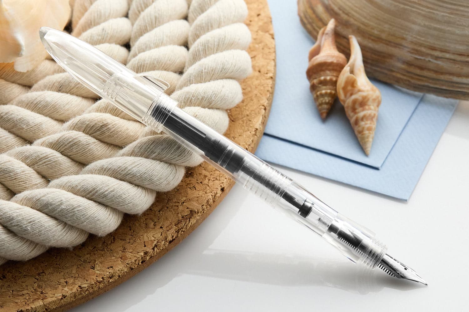 Jinhao 993 Shark Fountain Pen - Transparent