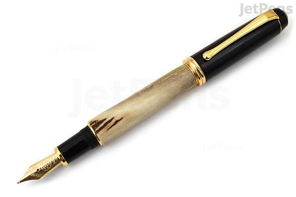 Kuretake Yumeginga Dream Galaxy Antler Fountain Pen - Natural - 14k Medium