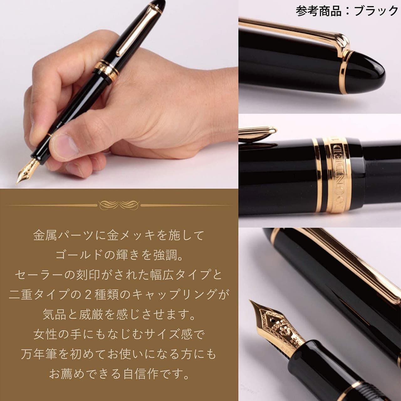 Sailor Profit Standard 1911 S 21K Fountain Pen Black F