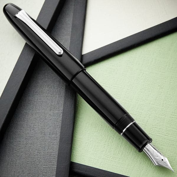 Sailor 1911 King of Pens Ebonite Fountain Pen - Black/Silver