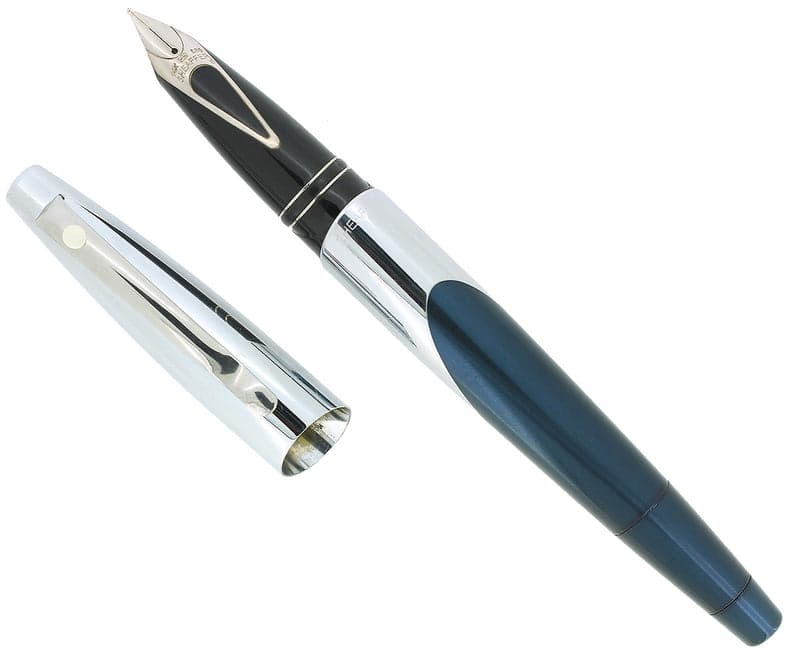 Sheaffer Intrigue Petrol Blue & Chrome Fountain Pen