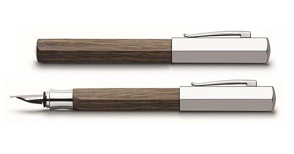 Faber-Castell Ondoro Smoked Oak Fountain Pen